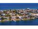 Aerial view of waterfront homes and neighborhood at 538 25Th Se Ave, St Petersburg, FL 33705
