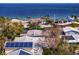 Waterfront community view showing home with solar panels at 538 25Th Se Ave, St Petersburg, FL 33705