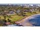 Aerial view of waterfront homes and neighborhood at 538 25Th Se Ave, St Petersburg, FL 33705
