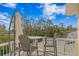 Deck with table and chairs, offering a relaxing outdoor space at 538 25Th Se Ave, St Petersburg, FL 33705