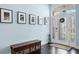 Bright entryway with dark hardwood floors, and white door at 538 25Th Se Ave, St Petersburg, FL 33705