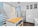 Modern kitchen with white cabinets, stainless steel appliances, and a kitchen island at 538 25Th Se Ave, St Petersburg, FL 33705