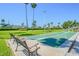 Enjoy outdoor games on the shuffleboard court, surrounded by lush greenery and tropical palm trees at 5575 Gulf Blvd # 425, St Pete Beach, FL 33706