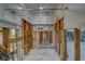 Shower area under reconstruction, framing visible at 783 Placido Ne Way, St Petersburg, FL 33704