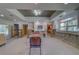 New kitchen with coffered ceiling, under construction at 783 Placido Ne Way, St Petersburg, FL 33704