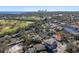Aerial showing home under construction near golf course at 900 31St Ne Ave, St Petersburg, FL 33704