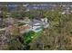 Aerial view of home with pool and putting green at 900 31St Ne Ave, St Petersburg, FL 33704