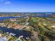 Aerial view of house near golf course and waterway at 900 31St Ne Ave, St Petersburg, FL 33704