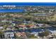 Aerial view of waterfront home, near golf course at 900 31St Ne Ave, St Petersburg, FL 33704