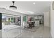 Spacious dining area with large sliding glass doors opening to the backyard at 900 31St Ne Ave, St Petersburg, FL 33704