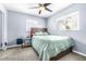 Bright bedroom with a double bed and window at 9465 50Th N Way, Pinellas Park, FL 33782