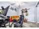 Bedroom with large screen and gaming setup at 9465 50Th N Way, Pinellas Park, FL 33782