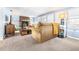 Cozy living room featuring a fireplace and large windows at 9465 50Th N Way, Pinellas Park, FL 33782