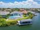 Luxury waterfront home with private dock and beautiful landscaping at 1024 Sonata Ln, Apollo Beach, FL 33572
