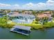 Luxury waterfront home with private dock and pool at 1024 Sonata Ln, Apollo Beach, FL 33572
