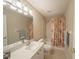 Clean bathroom with tub and shower combination at 11440 Baronwood Ct, Hudson, FL 34667