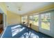 Sunroom with ample natural light and seating area at 11440 Baronwood Ct, Hudson, FL 34667