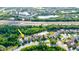 Aerial view of the house and surrounding neighborhood at 12211 Oak Ramble Dr, Spring Hill, FL 34610