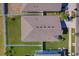Directly above home view, showing backyard and roof at 12931 Twin Bridges Dr, Riverview, FL 33579