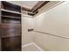 Spacious walk-in closet with ample shelving and hanging space at 13214 Moran Dr, Tampa, FL 33618