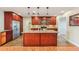 Spacious kitchen with island and stainless steel appliances at 13214 Moran Dr, Tampa, FL 33618