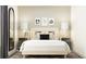 Modern bedroom with light wood furniture and stylish decor at 15233 Rainbow Quartz St, Wimauma, FL 33598