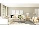 Spacious living room with comfortable sectional sofa and stylish decor at 15233 Rainbow Quartz St, Wimauma, FL 33598