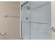 Large walk-in shower with sliding glass doors at 1628 Baker Rd, Lutz, FL 33559