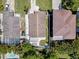 Aerial perspective of a house and surrounding properties at 1742 Mississippi Ne Ave, St Petersburg, FL 33703