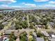 Wide shot of the neighborhood, showing waterfront and homes at 1742 Mississippi Ne Ave, St Petersburg, FL 33703
