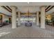 Elegant lobby with high ceilings and chandelier at 2323 Feather Sound Dr # 106, Clearwater, FL 33762