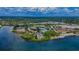 Aerial view showcasing waterfront community at 2700 Bayshore Blvd # 4309, Dunedin, FL 34698