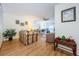 Bright living room with wood floors and comfy furniture at 2700 Bayshore Blvd # 4309, Dunedin, FL 34698