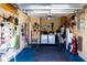 Attached garage with washer, dryer, and ample storage at 3653 Kings Rd # 101, Palm Harbor, FL 34685