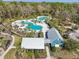 Community pool with cabana and lounge area at 4062 Cadence Loop, Land O Lakes, FL 34638