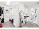 Spacious walk-in closet, built-in shelving and a desk at 4062 Cadence Loop, Land O Lakes, FL 34638