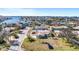 Aerial view of the property and surrounding neighborhood at 5708 Bayshore Dr, Seminole, FL 33772