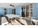 Cozy Florida room, great for relaxing and entertaining at 5708 Bayshore Dr, Seminole, FL 33772