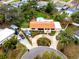 House with circular driveway and solar panels at 6226 Hampton N Ct, St Petersburg, FL 33710