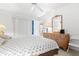 Main bedroom with dresser and sliding door access at 7713 Hillside Ct # 201, Hudson, FL 34667