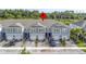 Aerial view showcasing townhome location and parking at 8321 Wildflower Glen Ave, Odessa, FL 33556