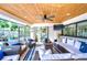 Relaxing outdoor living space with wicker furniture at 105 Locust Dr, Brandon, FL 33511