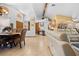Elegant dining room adjacent to kitchen and living room at 1066 Larkin Rd, Spring Hill, FL 34608