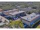 Aerial view of condo community with parking at 1320 Moreland Dr # 20, Clearwater, FL 33764
