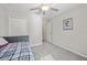 Bedroom with daybed and access to bath at 13987 Weddington Ter, Hudson, FL 34669