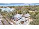 Aerial view of commercial property near the water at 1447 Santa Anna Dr, Dunedin, FL 34698