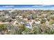 Wide aerial view of the neighborhood, showing home's location at 1447 Santa Anna Dr, Dunedin, FL 34698