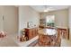 Cozy dining area with wood table and chairs at 201 Lookout Dr, Apollo Beach, FL 33572