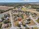 Aerial view of property and surrounding neighborhood, showing location at 2309 Cross Tee Ct, Brooksville, FL 34604