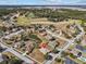 Aerial view of the house and surrounding area, highlighting its location at 2309 Cross Tee Ct, Brooksville, FL 34604